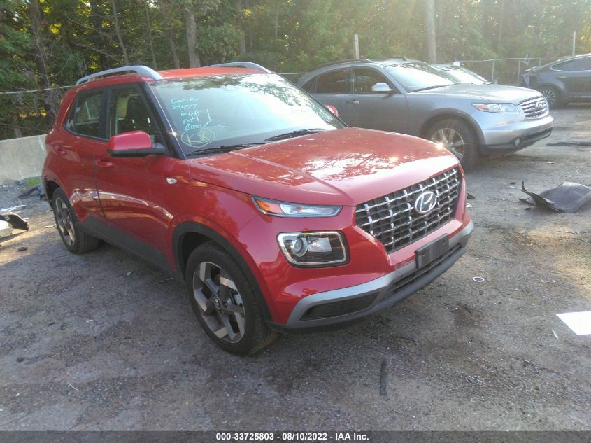 2022 HYUNDAI VENUE SEL VIN: KMHRC8A33NU143834