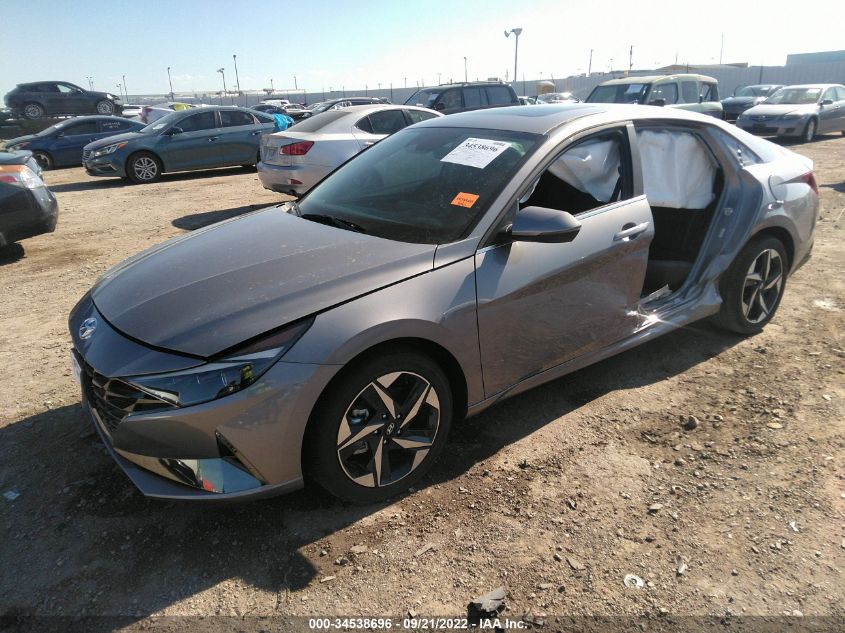 2022 HYUNDAI ELANTRA LIMITED VIN: KMHLP4AG2NU353640