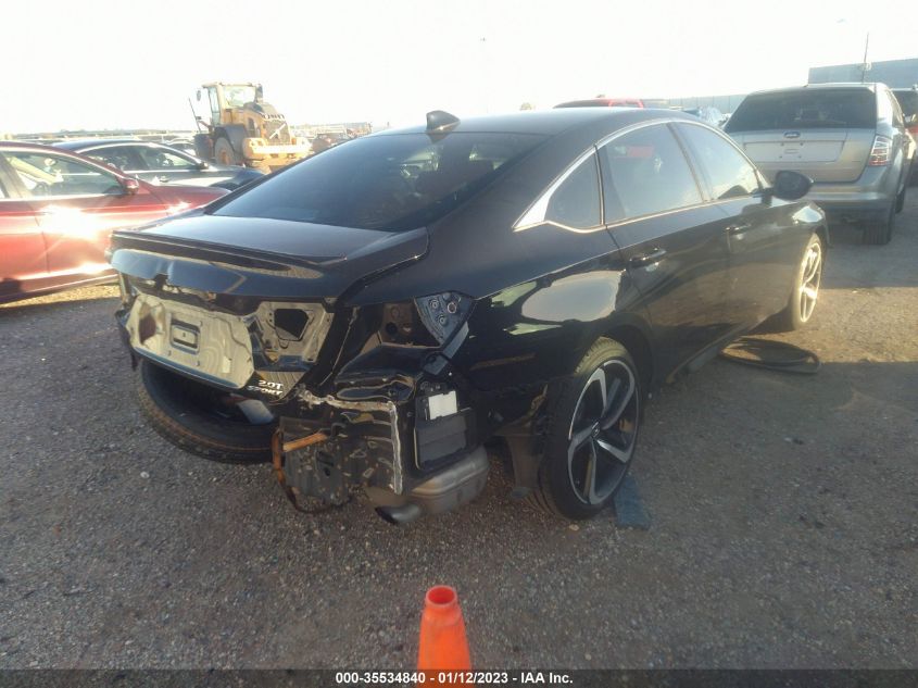 2021 HONDA ACCORD SEDAN SPORT VIN: 1HGCV2F35MA017681