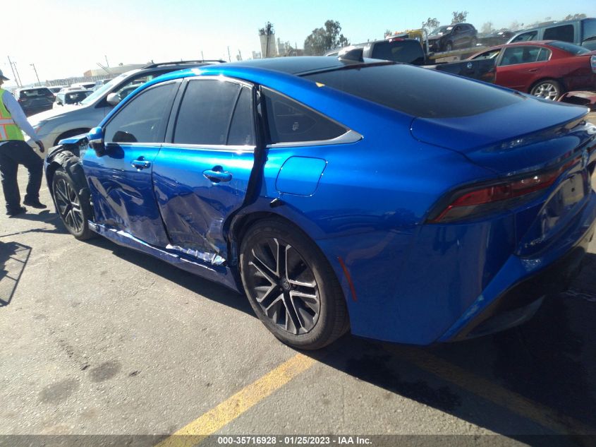 2022 TOYOTA MIRAI XLE/LIMITED VIN: JTDAAAAA3NA004057