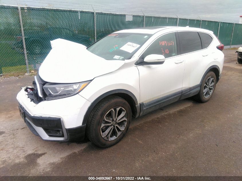 2022 HONDA CR-V EX VIN: 2HKRW2H55NH612061