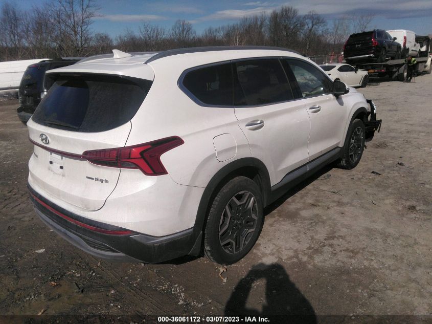 2022 HYUNDAI SANTA FE PLUG-IN HYBRID SEL CONVENIENCE VIN: KM8S6DA26NU029271