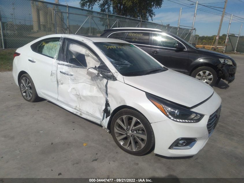 2022 HYUNDAI ACCENT LIMITED VIN: 3KPC34A69NE170502