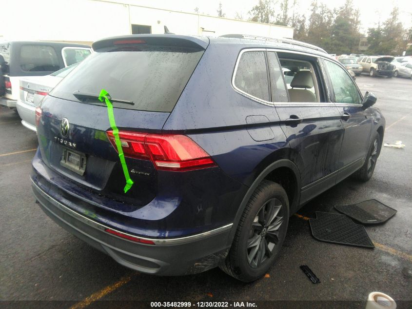 2022 VOLKSWAGEN TIGUAN SE VIN: 3VV2B7AX9NM021197