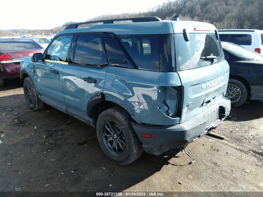2021 FORD BRONCO SPORT BIG BEND VIN: 3FMCR9B60MRA83634