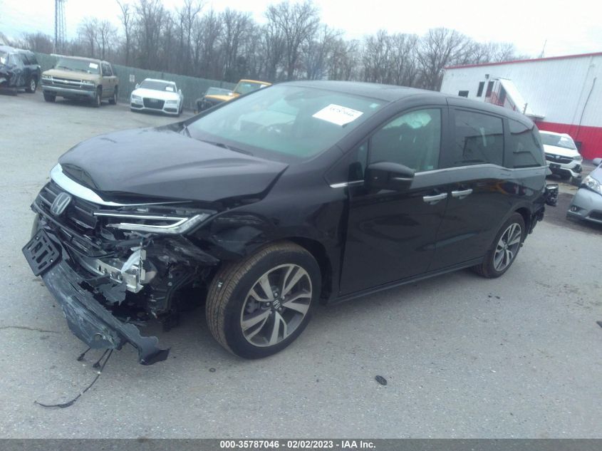 2022 HONDA ODYSSEY TOURING VIN: 5FNRL6H84NB054843