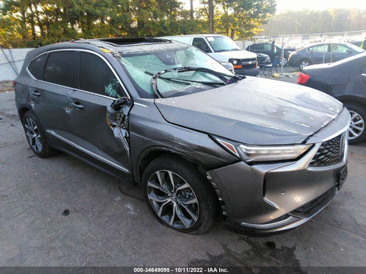 2022 ACURA MDX W/TECHNOLOGY PACKAGE VIN: 5J8YE1H43NL042929