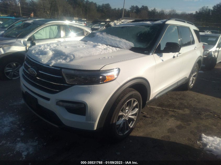 2022 FORD EXPLORER XLT VIN: 1FMSK8DH6NGB16427