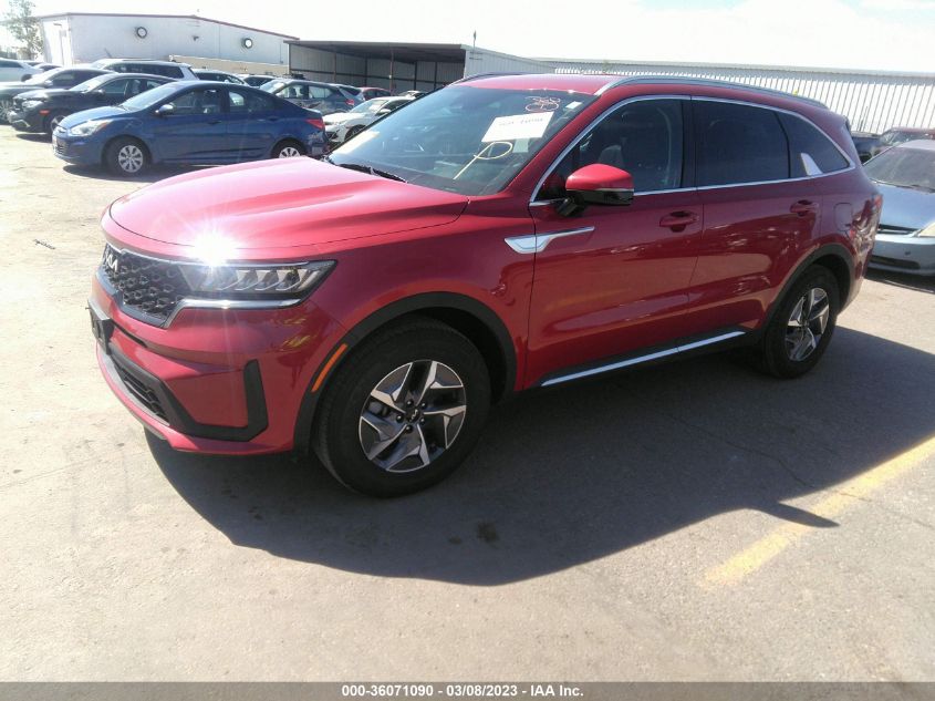 2022 KIA SORENTO HYBRID S VIN: KNDRGDLG7N5124277
