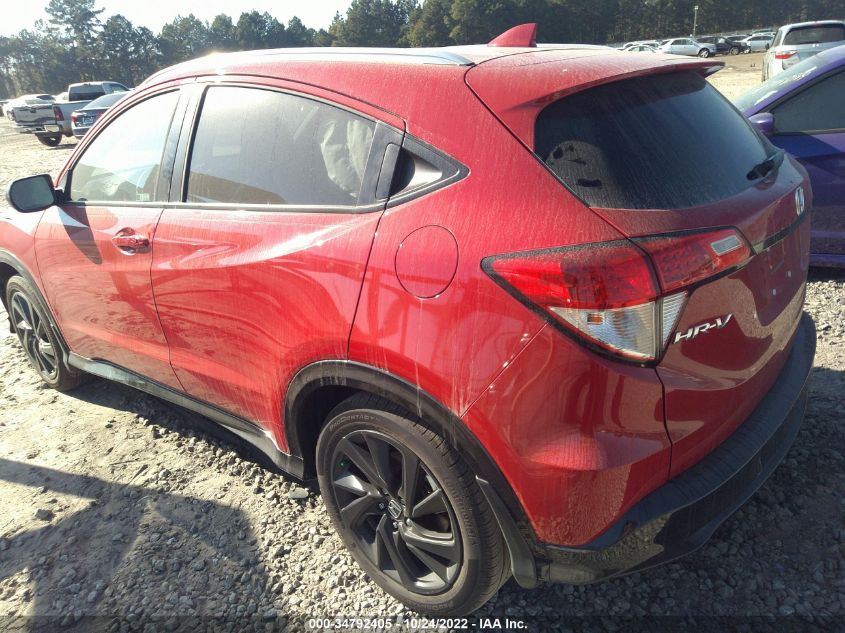 2022 HONDA HR-V SPORT VIN: 3CZRU5H11NM720315