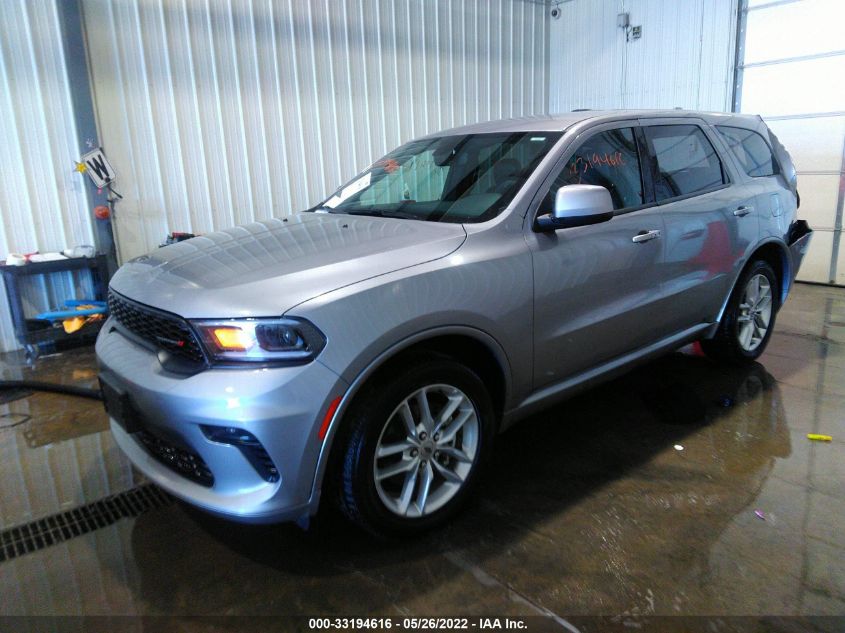 2021 DODGE DURANGO GT VIN: 1C4RDJDG2MC724513