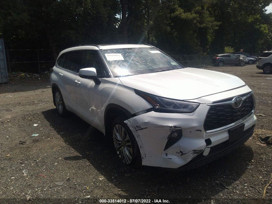 2022 TOYOTA HIGHLANDER PLATINUM VIN: 5TDFZRBHXNS187324