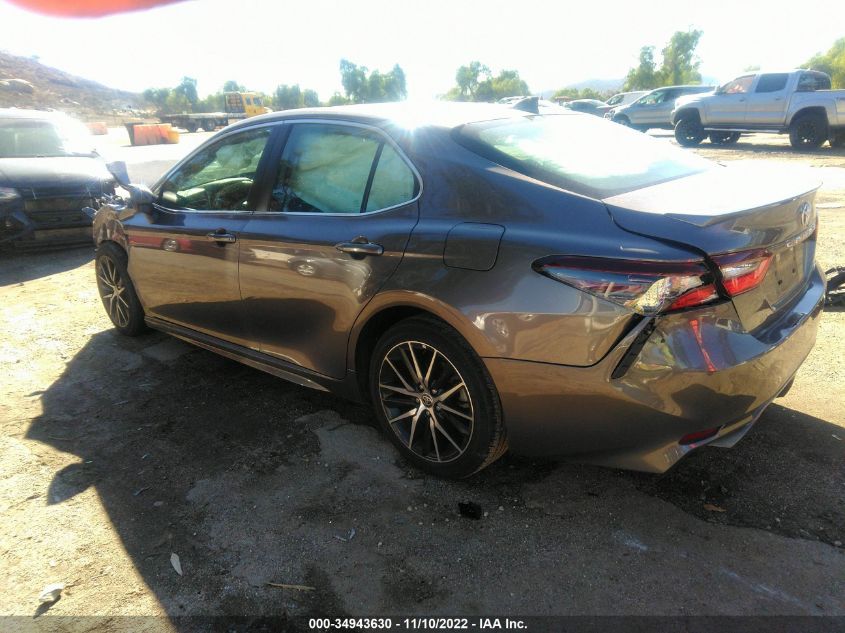 2022 TOYOTA CAMRY SE VIN: 4T1G11AK7NU671503