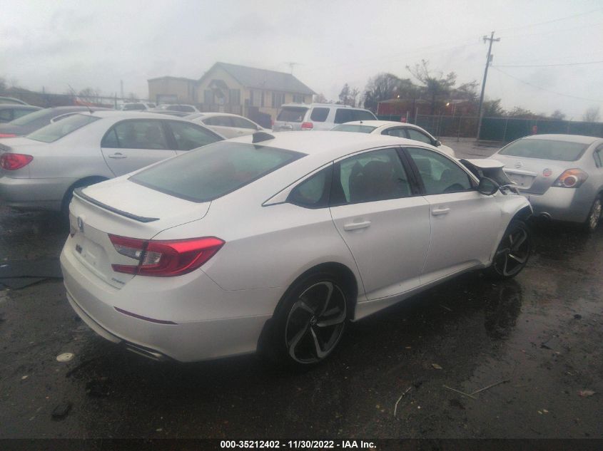 2022 HONDA ACCORD SEDAN SPORT VIN: 1HGCV1F3XNA063891