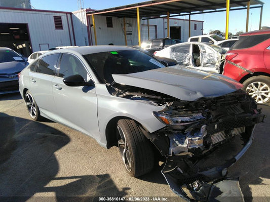 2022 HONDA ACCORD SEDAN SPORT VIN: 1HGCV1F31NA043433