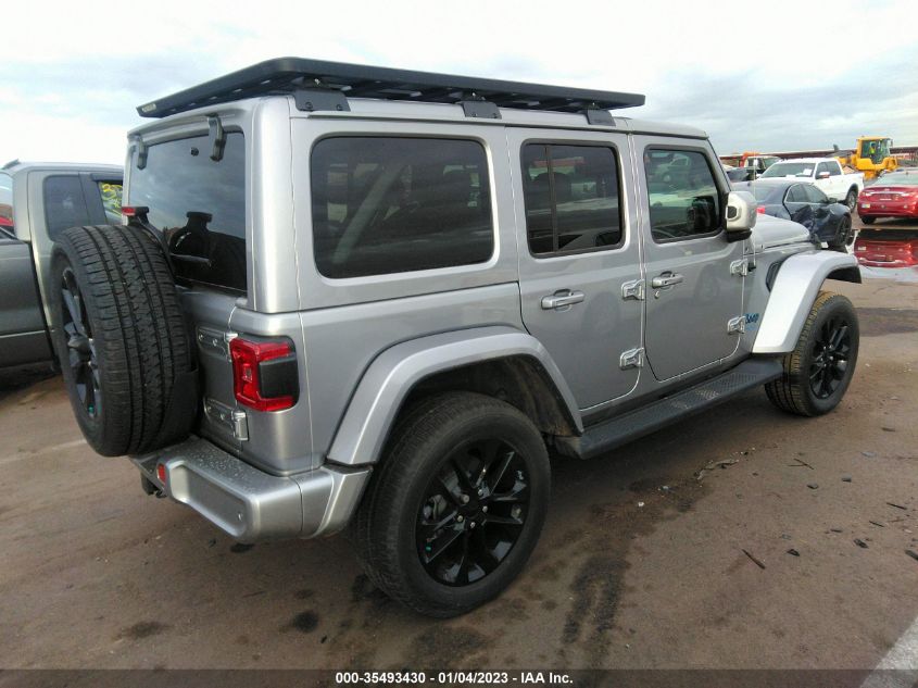 2021 JEEP WRANGLER 4XE UNLIMITED SAHARA HIGH VIN: 1C4JJXP63MW716219