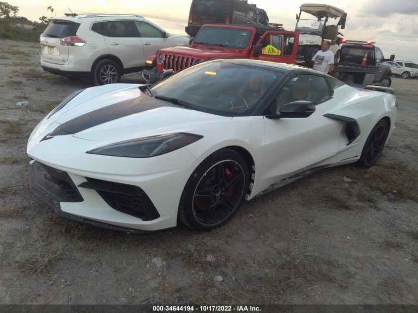 2021 CHEVROLET CORVETTE 3LT VIN: 1G1YC3D47M5122784