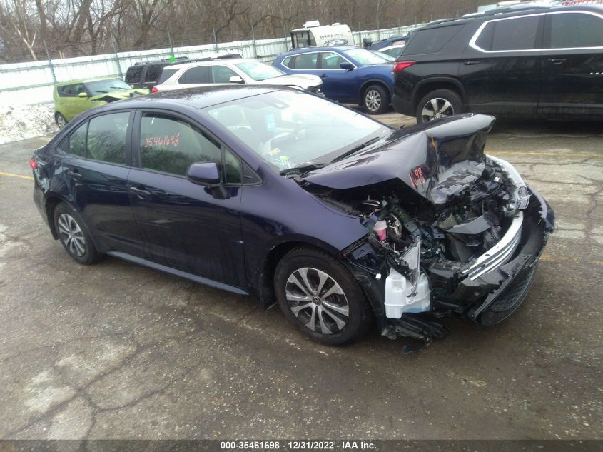 2022 TOYOTA COROLLA HYBRID LE VIN: JTDEAMDE2NJ050786