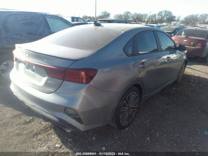 2022 KIA FORTE GT VIN: 3KPF44ACXNE468699