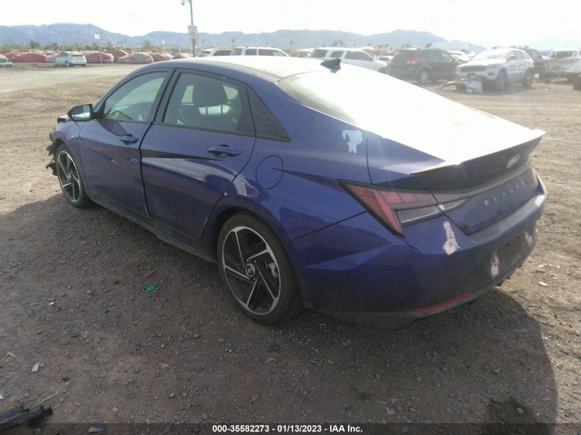 2022 HYUNDAI ELANTRA N LINE VIN: KMHLR4AF2NU229479