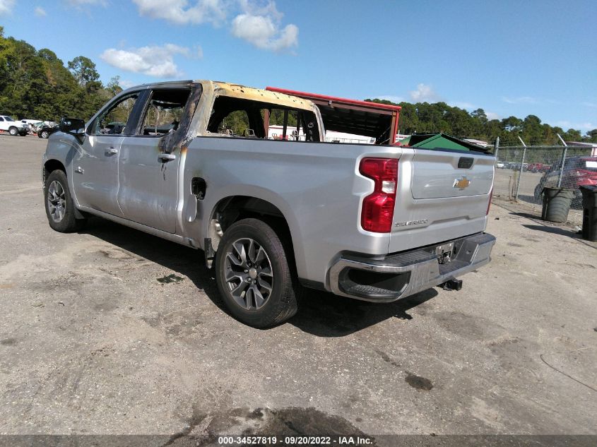 2021 CHEVROLET SILVERADO 1500 LT VIN: 3GCPWCED3MG307495