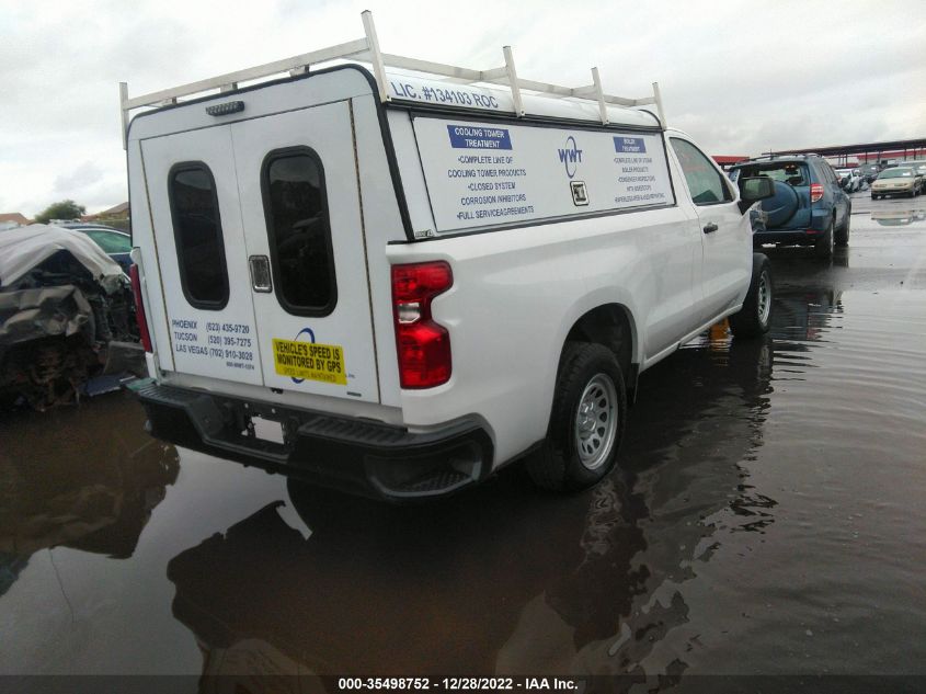 2020 CHEVROLET SILVERADO 1500 WORK TRUCK VIN: 3GCNWAEF0LG206409