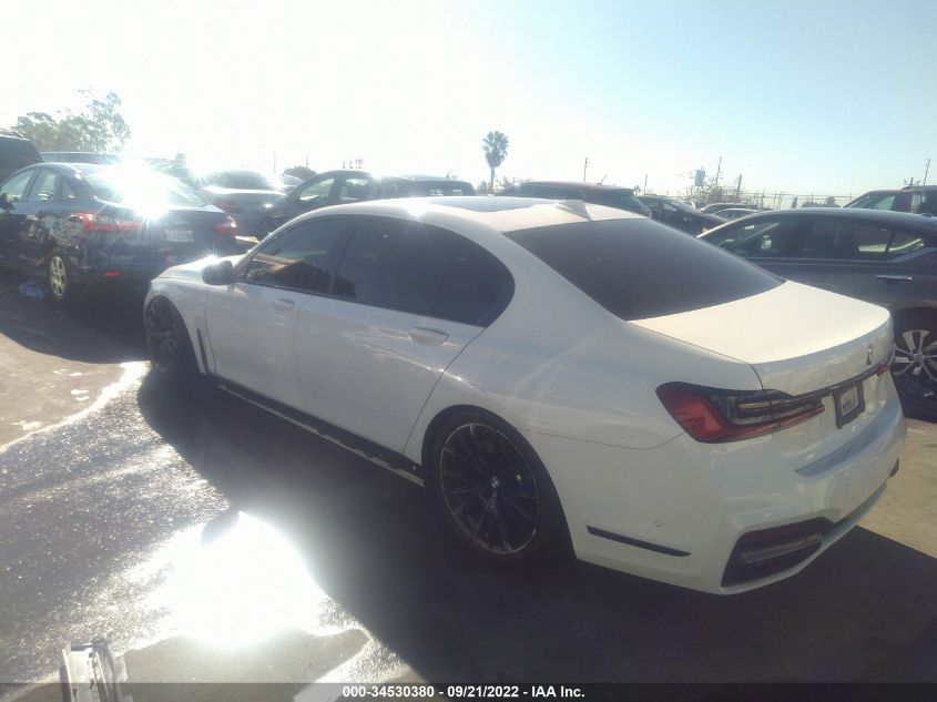 2022 BMW 7 SERIES 740I VIN: WBA7T2C00NCH09885