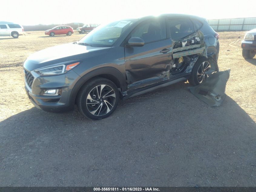 2021 HYUNDAI TUCSON SPORT VIN: KM8J33AL0MU300024