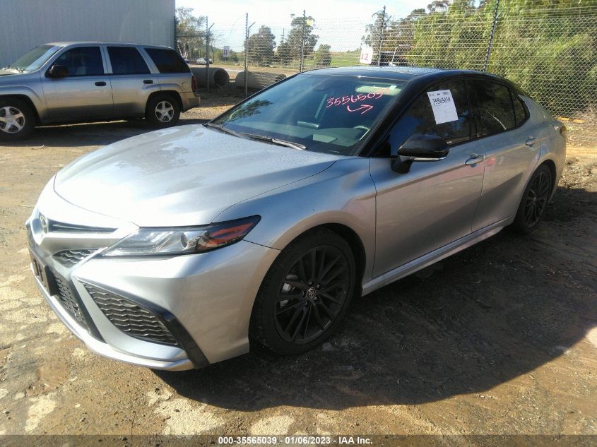 2022 TOYOTA CAMRY V6 VIN: 4T1KZ1AK8NU071432