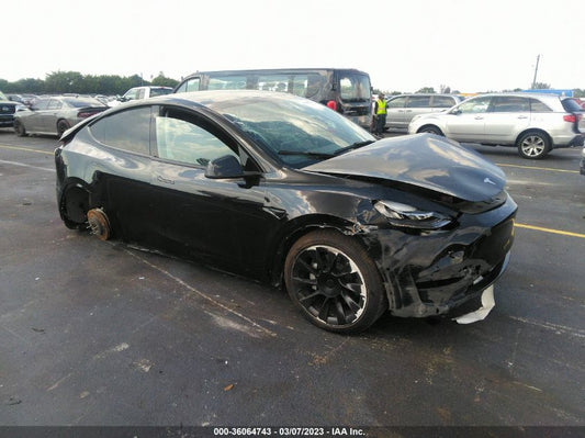 2022 TESLA MODEL Y LONG RANGE VIN: 7SAYGDEE7NF386969