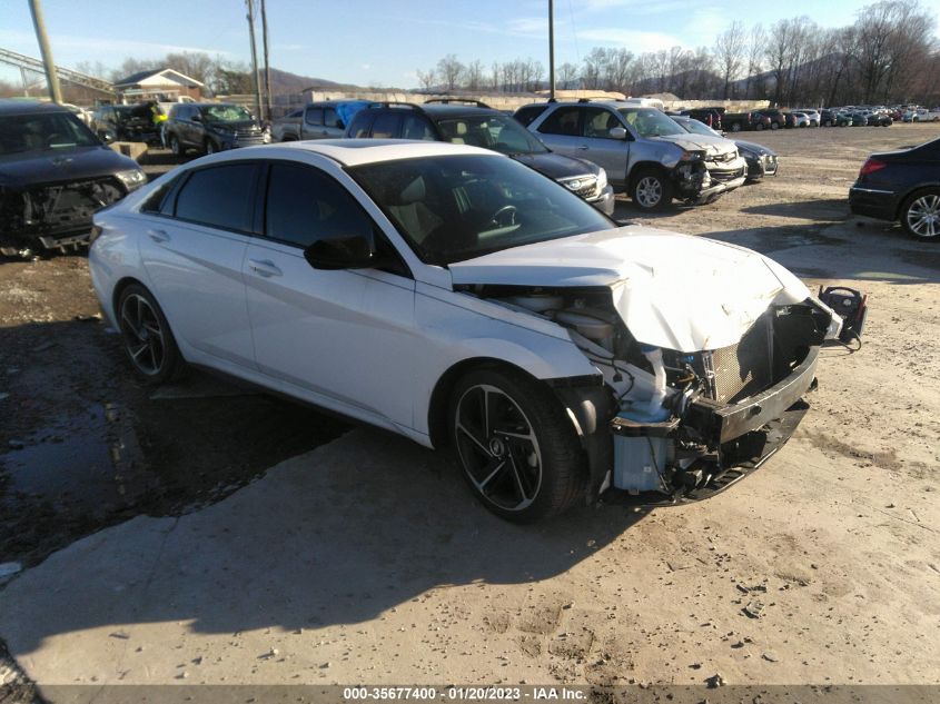 2021 HYUNDAI ELANTRA N LINE VIN: KMHLR4AFXMU106625