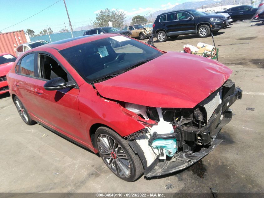 2022 KIA FORTE GT VIN: 3KPF44AC9NE429084