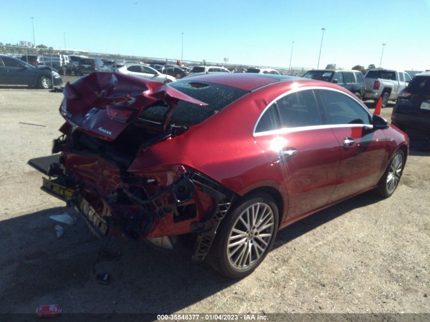 2021 MERCEDES-BENZ CLA CLA 250 VIN: W1K5J4HB2MN149766
