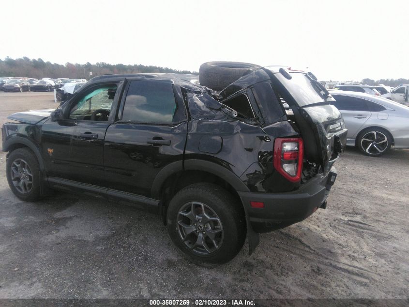2022 FORD BRONCO SPORT BADLANDS VIN: 3FMCR9D92NRD62107