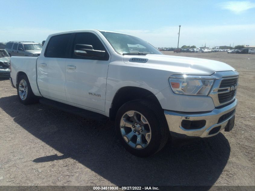 2021 RAM 1500 LONE STAR VIN: 1C6SRFFT3MN744677