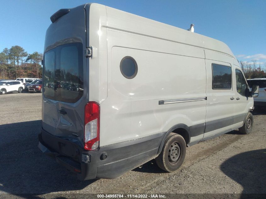 2020 FORD TRANSIT CARGO VAN VIN: 1FTBR3X8XLKA43667