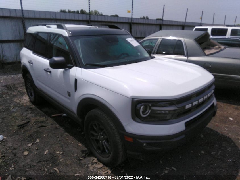 2022 FORD BRONCO SPORT BIG BEND VIN: 3FMCR9B60NRD79626