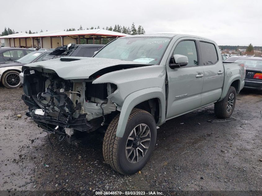 2022 TOYOTA TACOMA 4WD SR/SR5/TRD SPORT VIN: 3TMCZ5AN0NM467255