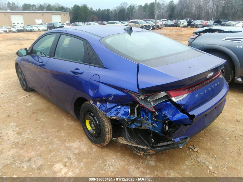 2022 HYUNDAI ELANTRA SEL VIN: KMHLM4AG1NU339074