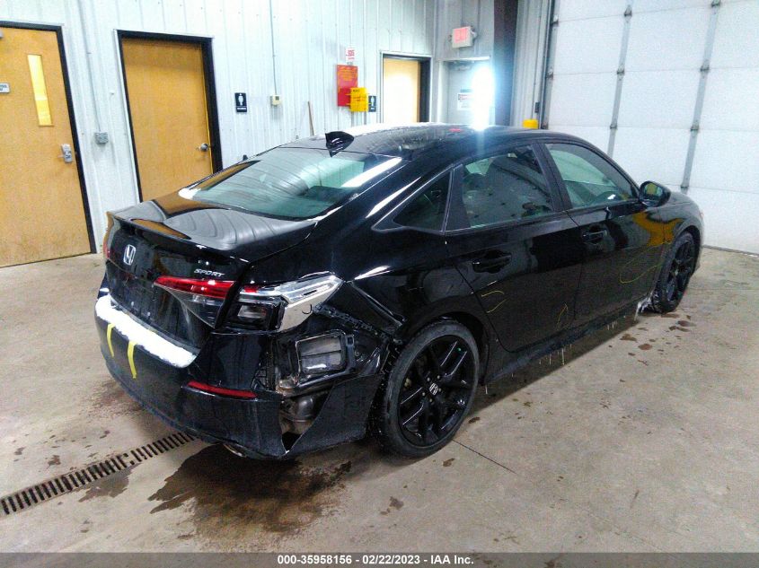 2022 HONDA CIVIC SEDAN SPORT VIN: 2HGFE2F54NH517140