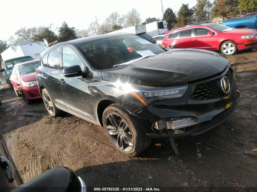 2021 ACURA RDX W/A-SPEC PACKAGE VIN: 5J8TC2H69ML029611