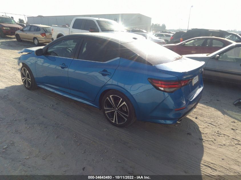 2021 NISSAN SENTRA SR VIN: 3N1AB8DV3MY269434