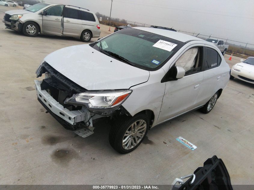 2022 MITSUBISHI MIRAGE G4 SE VIN: ML32FVFJ8NHF09658