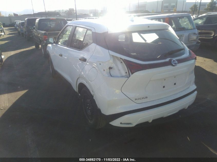 2021 NISSAN KICKS S VIN: 3N1CP5BVXML509491