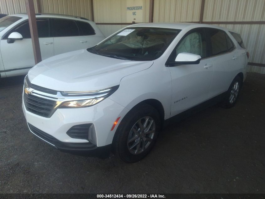 2022 CHEVROLET EQUINOX LT VIN: 3GNAXKEV5NL235642
