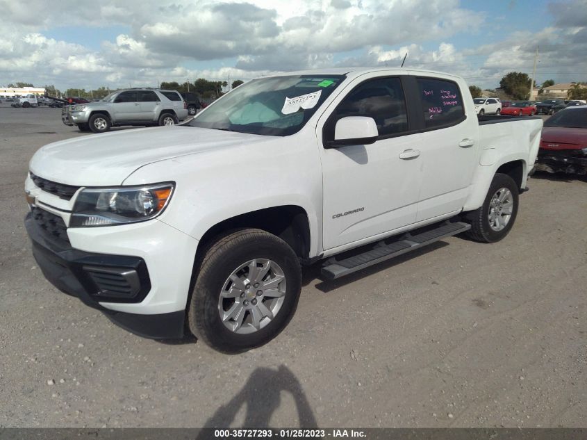 2021 CHEVROLET COLORADO 2WD LT VIN: 1GCGSCEN3M1230050