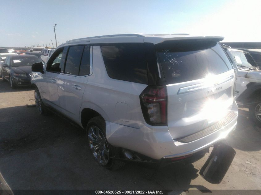 2021 CHEVROLET TAHOE HIGH COUNTRY VIN: 1GNSCTKL4MR164126