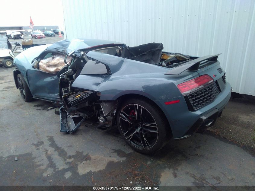 2022 AUDI R8 COUPE V10 PERFORMANCE VIN: WUAKBAFX0N7900475