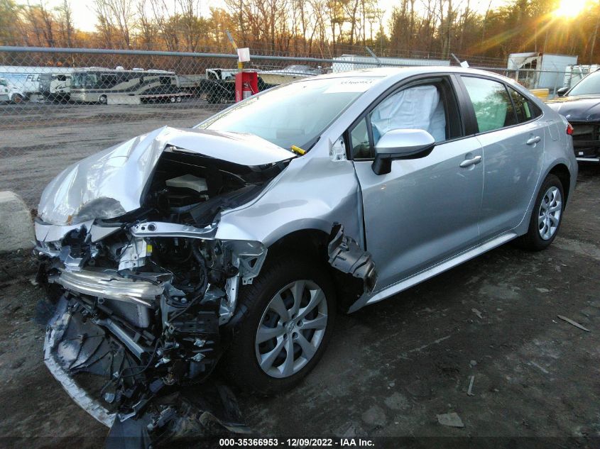 2022 TOYOTA COROLLA LE VIN: JTDEPMAE5N3011276