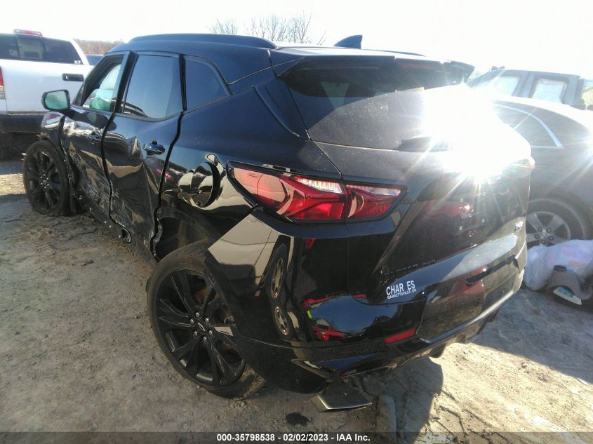 2021 CHEVROLET BLAZER RS VIN: 3GNKBKRS7MS571476